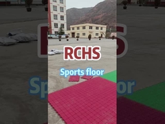 Weather Resistant Basketball Court Flooring Tiles Multi Sport Interlocking Tiles CE RoSH