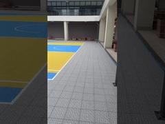 Weather Resistant Basketball Court Flooring Tiles Multi Sport Interlocking Tiles CE RoSH