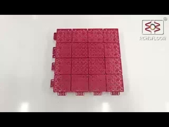 Weather Resistant Basketball Court Flooring Tiles Multi Sport Interlocking Tiles CE RoSH