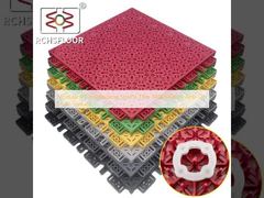 Modular PP Interlocking Sports Tiles 340x340mm Anti-Slip Multi-Surface