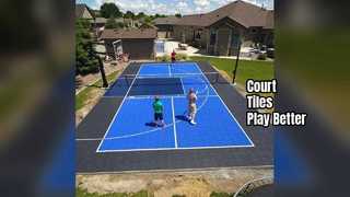 Pickleball Court Tiles Outdoor Flooring For Sale
