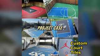 Custom PP Basketball Court Tiles Easy Install