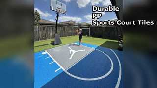 PP Sports Flooring Basketball Court Tiles Easy Install