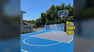 Pro Sports Court Tiles Basketball Volleyball Flooring
