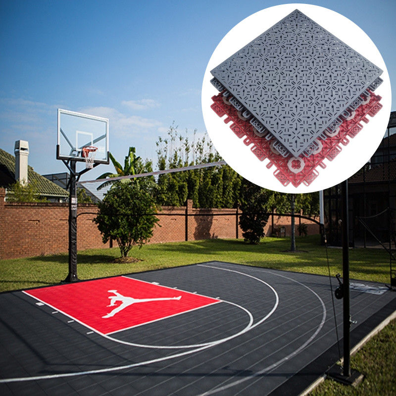 Interlocking Pp Pvc Vinyl Multi Sport Court Floor Tiles Outdoor
