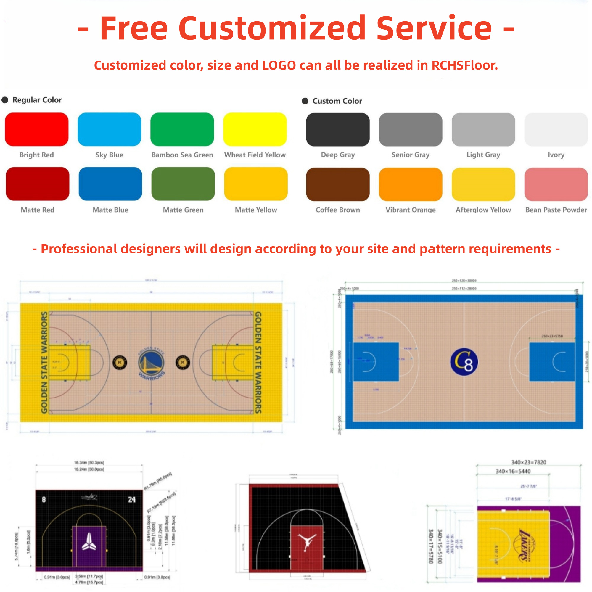 Pvc Sports Floor Tiles Interlocking Pp Plastic Outdoor Basketball Court