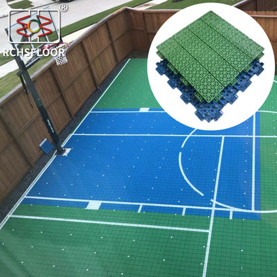 Weatherproof PVC Interlocking Floor Tiles 7.5Lbs Shock Absorbing Interlocking Tiles