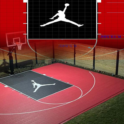 Carton Package Interlocking Basketball Court for Indoor and Outdoor Use