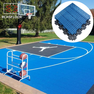 Backyard Polypropylene Plastic Basketball Court Tiles 1 81cm Thickness