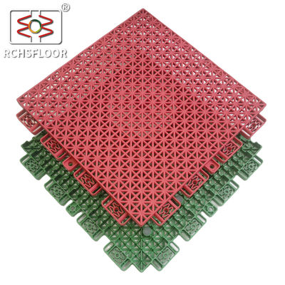 30% Shock Absorbent Backyard Court Tiles Volleyball Floor Tiles CE RoSH