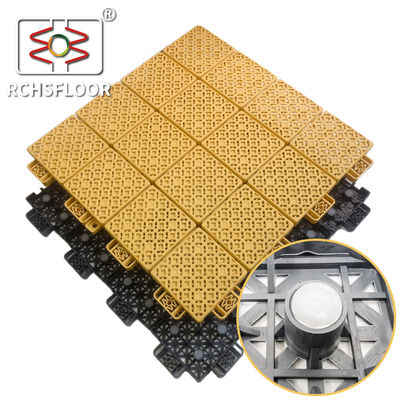 PP Interlocking Floor Tiles 414g Sports Court Surface Tiles