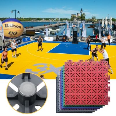 RCHS Install The Basketball Court Flooring Build Basketball Court Modular Tiles
