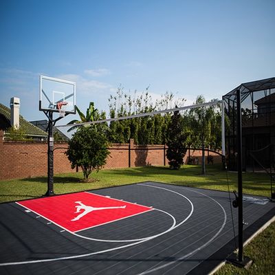 Outdoor Multi Sport Interlocking Tiles Pvc Pp Vinyl Basketball Court Floor