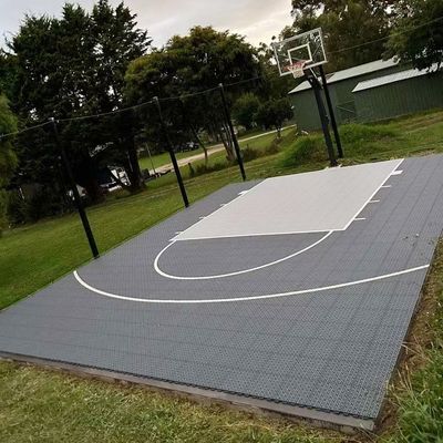 Mobile Diy Logo Outdoor Basketball Pickleball Court Interlocking Sports Flooring Mat tile