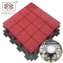 Shock Absorbing PP Interlocking Sport Tiles Multi Color Smooth Surface for Gym and Playground
